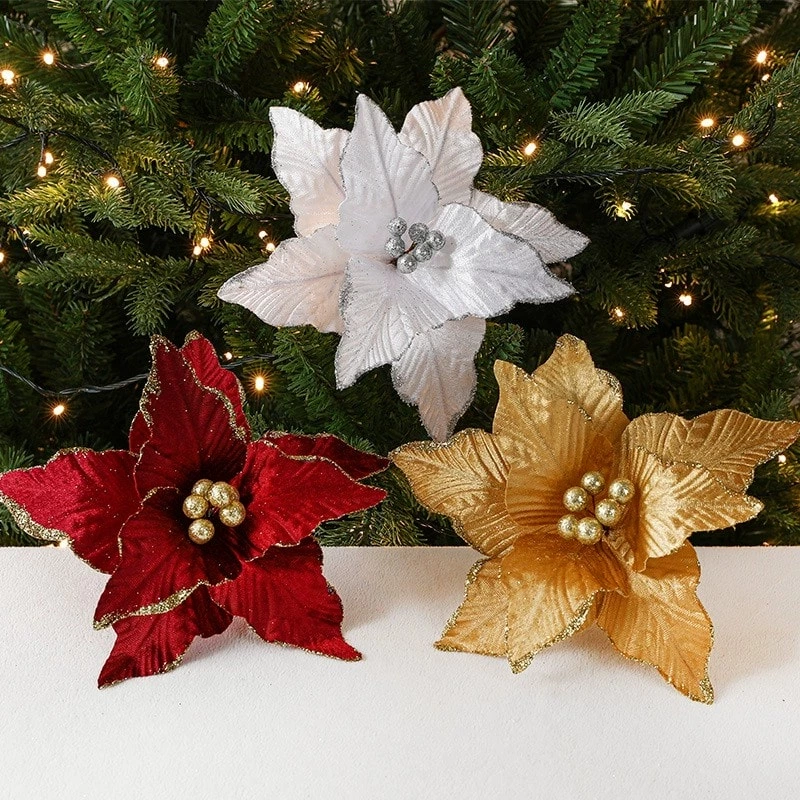 Christmas Faux Flowers