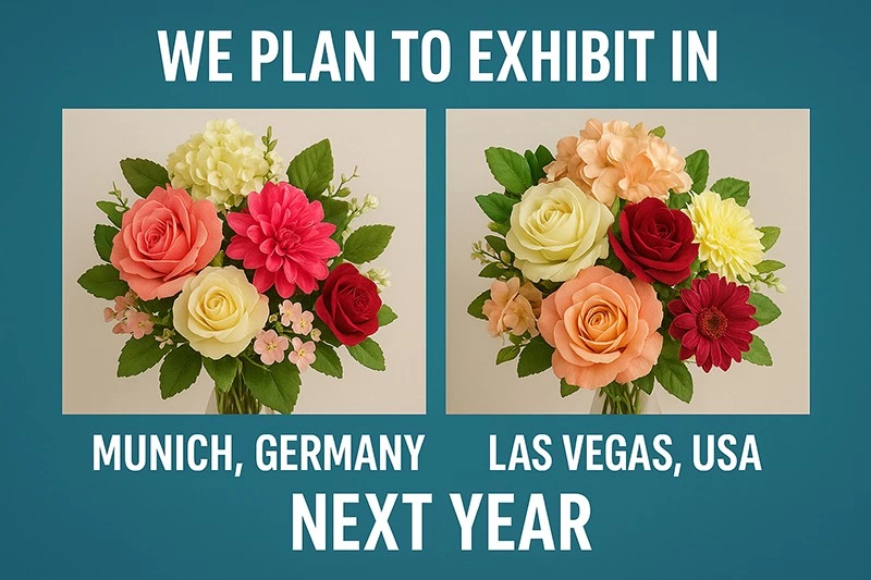 We plan to exhibit in Munich, Germany and Las Vegas, USA next year.